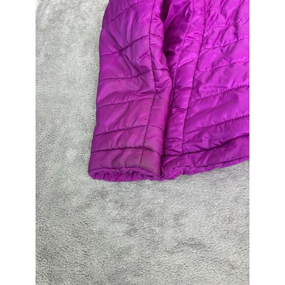 The North Face Reversible Fleeced Flower Patch Quilted Jacket Girls Size XXS - Picture 6 of 15